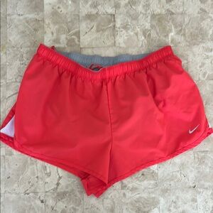 Nike Fit Dry Women's‎ Vibrant Red Athletic Running Shorts Size L